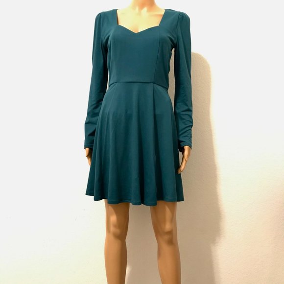 New NINE BRITTON WOMEN'S GREEN DRESS - Picture 2 of 4